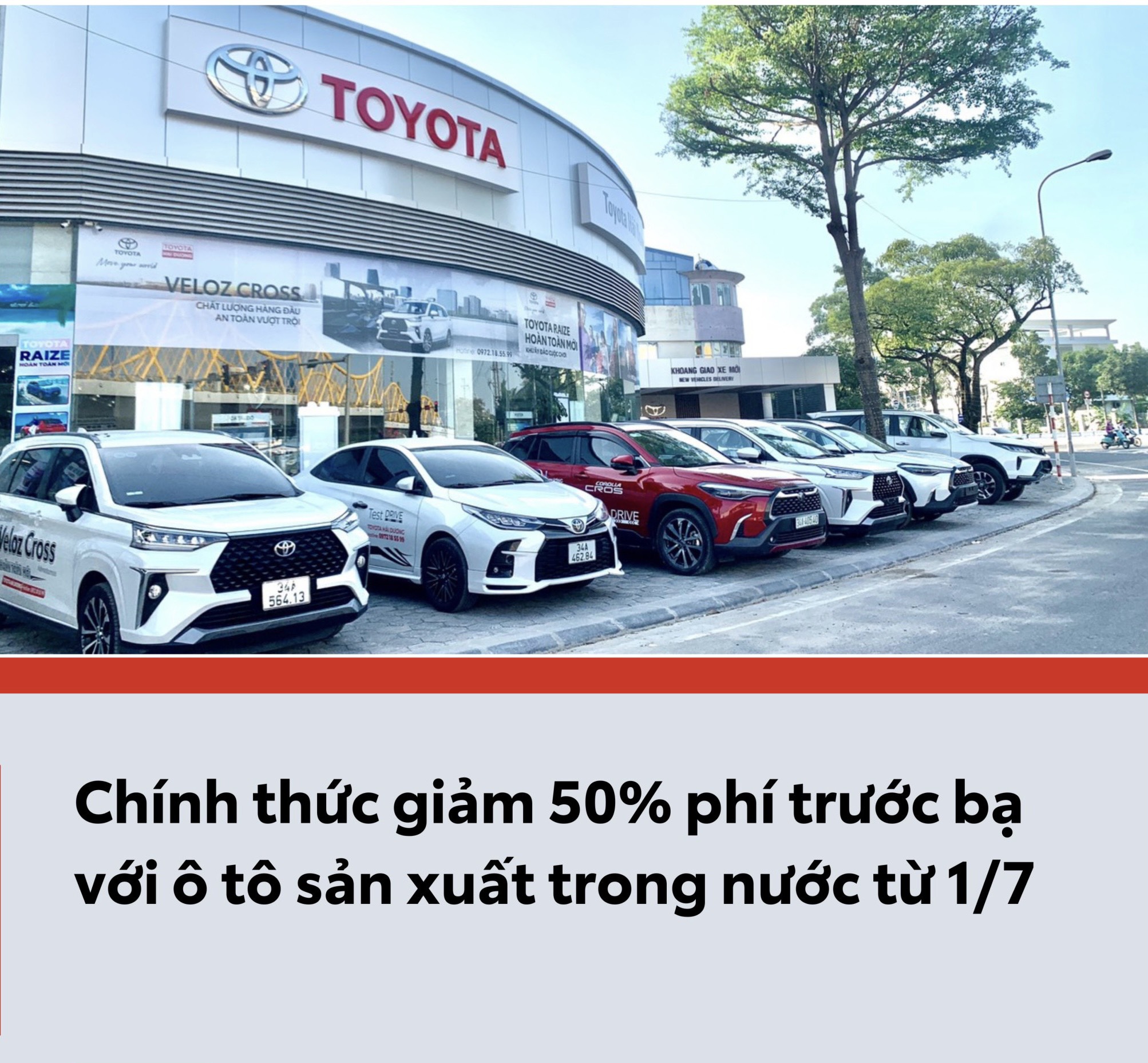 Chính Thức: Giảm 50% thuế trước bạ cho xe lắp ráp