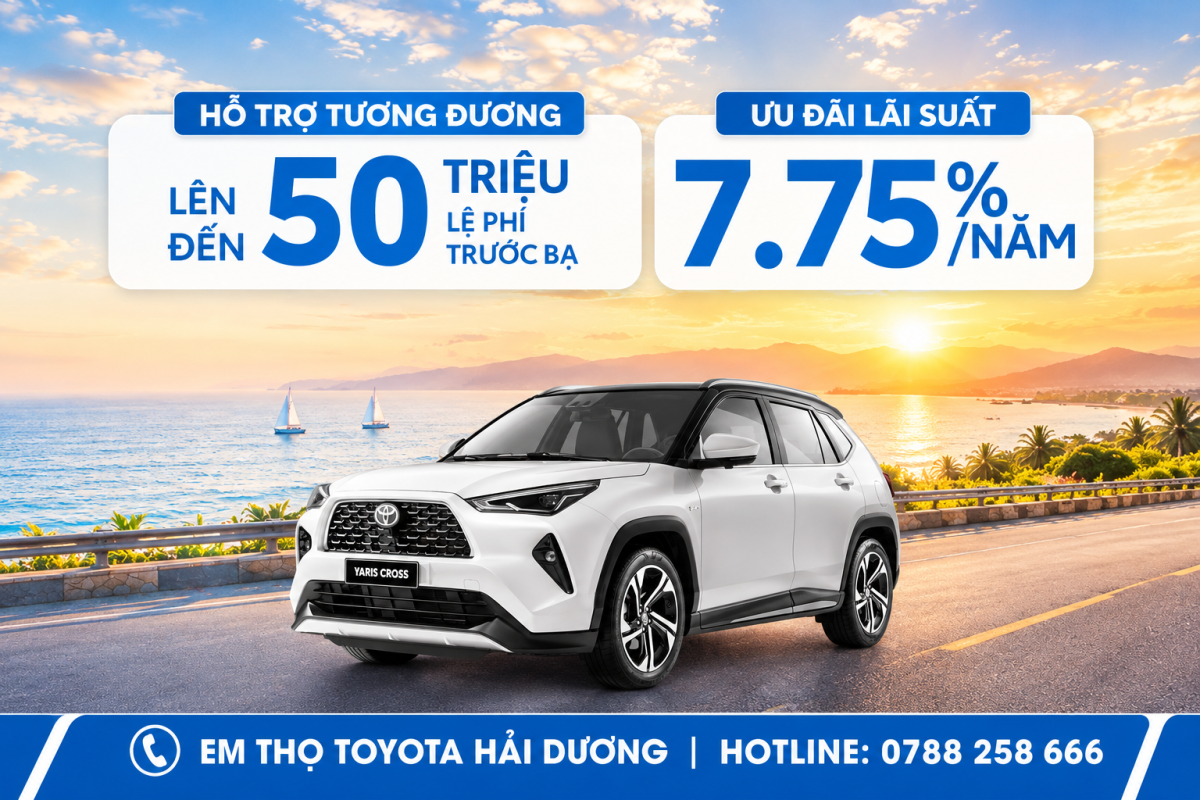 Xả Kho 5 Xe Toyota Yaris Cross Cuối Tháng 10/2026