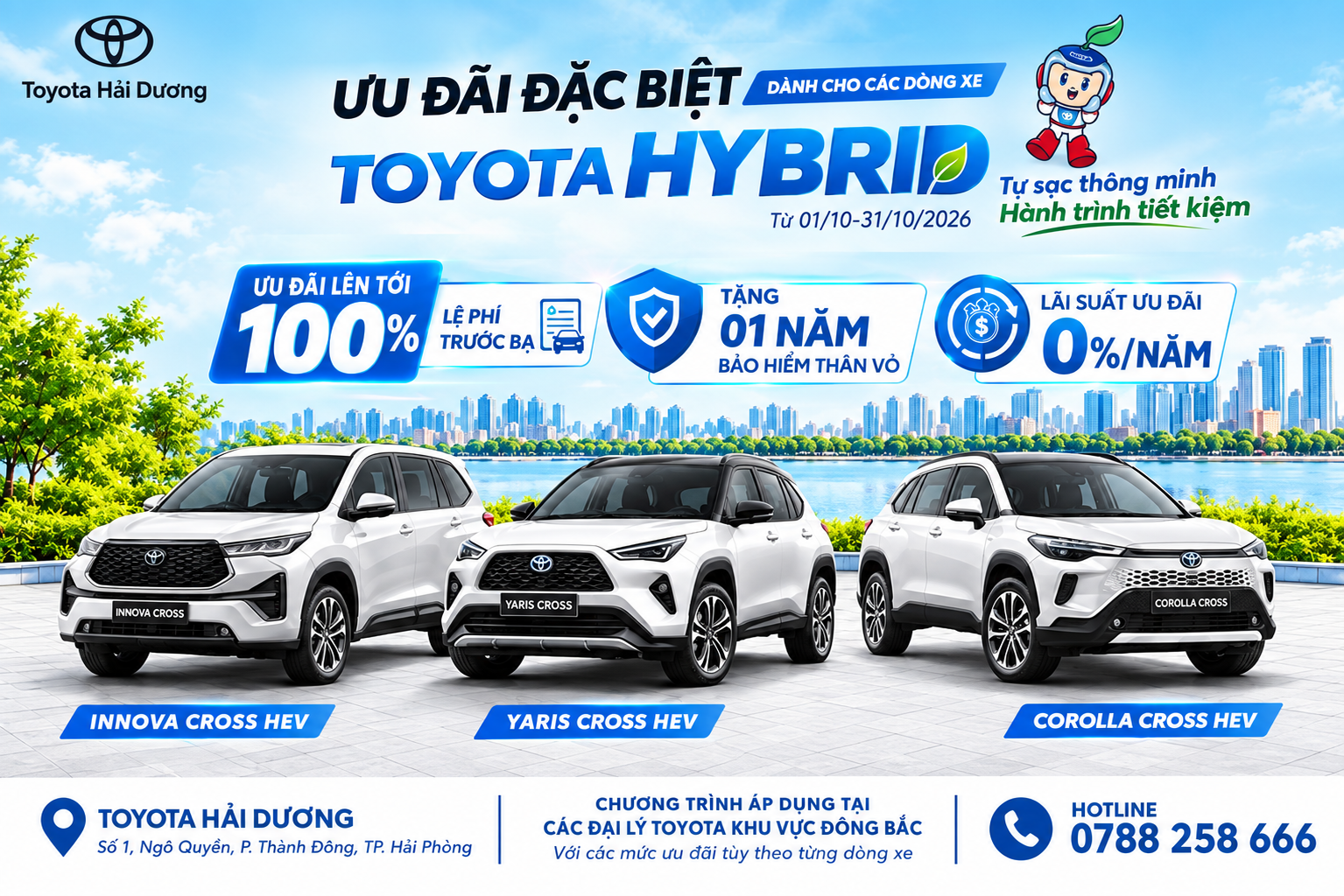 Ưu Đãi Toyota Hybrid Tháng 10/2026